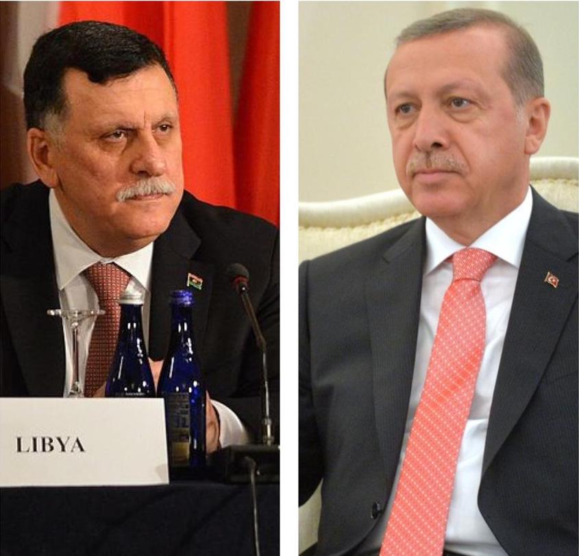 al-Sarraj e Erdogan