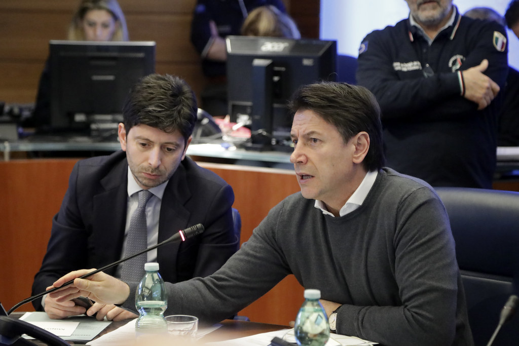 Giuseppe Conte Roberto Speranza