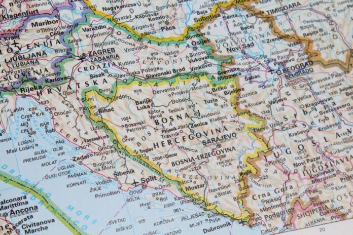 Bosnia mappa