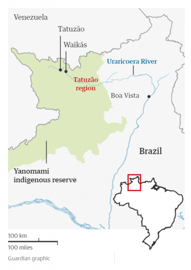 Territorio Yanomami\Fonte The Guardian