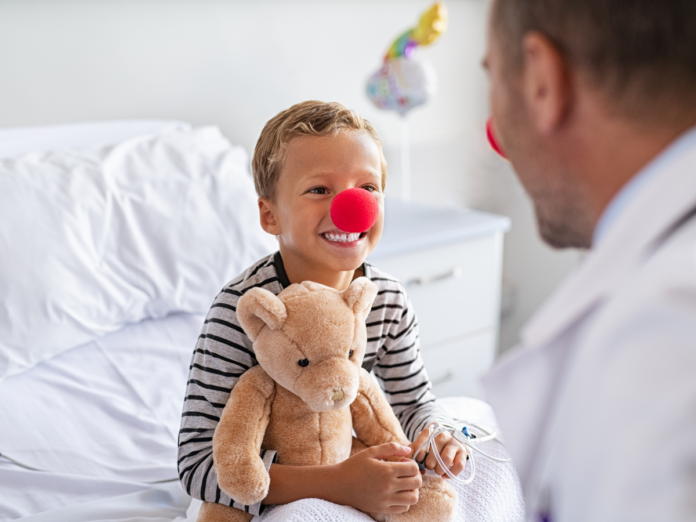 clown in ospedale per bambini