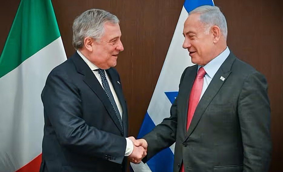 Tajani getta la maschera: “l’Italia non arresterà Netanyahu”