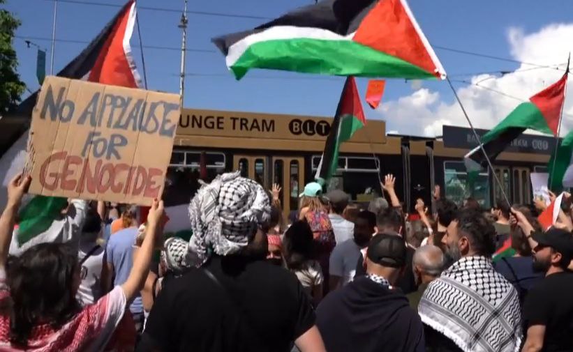 Le proteste per la Palestina assediano l’Eurovision