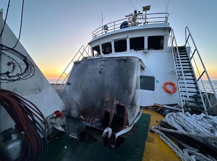 Bombardata con droni la nave di aiuti umanitari Freedom Flotilla, diretta verso Gaza