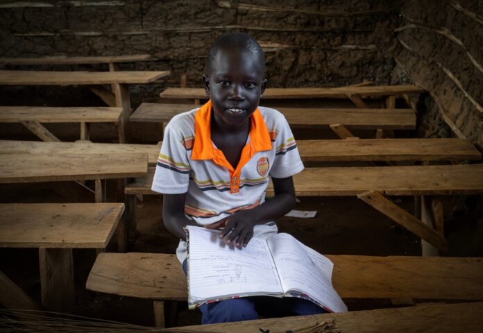 Young,Boy,At,School,In,South,Sudan,,Juba,On,2017-08-22