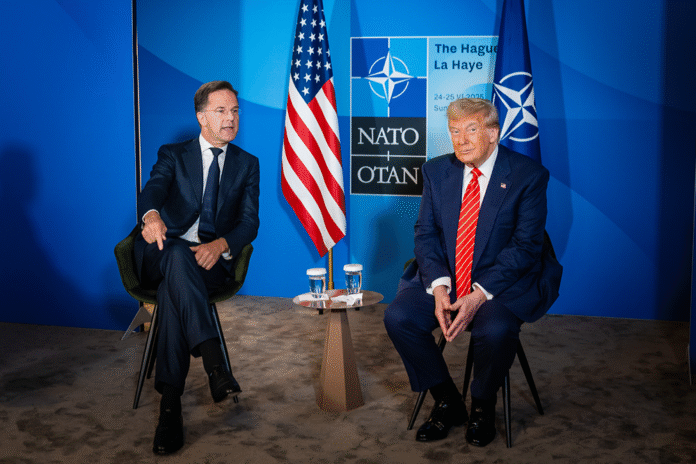 mark rutte and trump