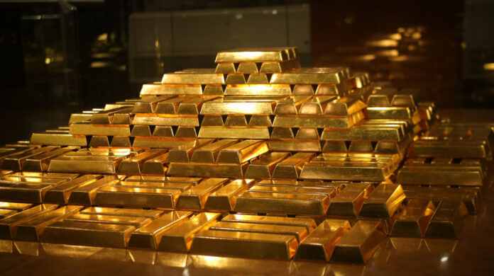 Full,Stacked,Gold,Bars
