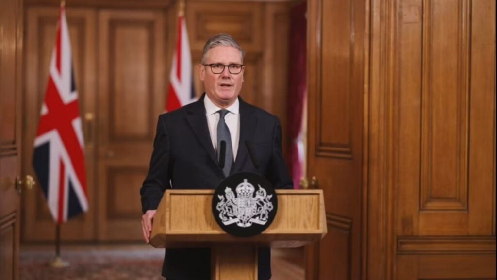 Keir Starmer, discorso 28 febbraio 2026.